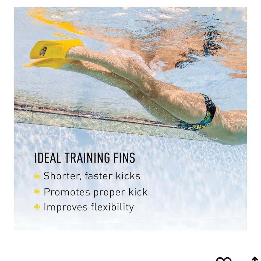 FINIS Zoomers Gold Swim Training Fins - Picture 5 of 11